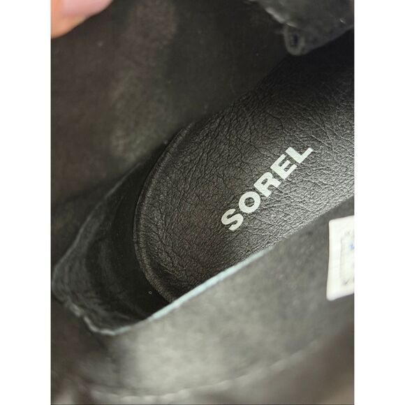 Sorel Boots PDX Wedge Ankle Black Pink Boots Size 7.5 - Picture 9 of 9